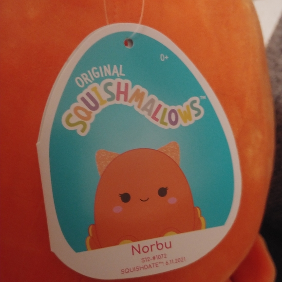 Set of 3 Norbu Squishmallow 5-12" - Picture 2 of 4